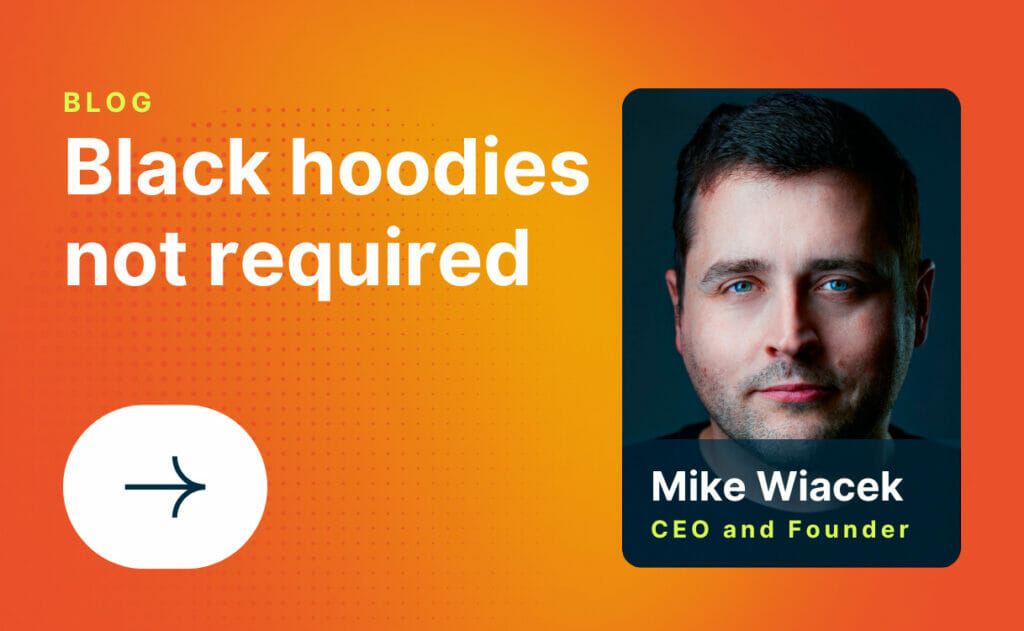 Black hoodies not required