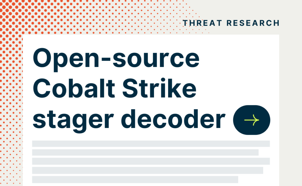 Stairwell releases open-source Cobalt Strike stager decoder