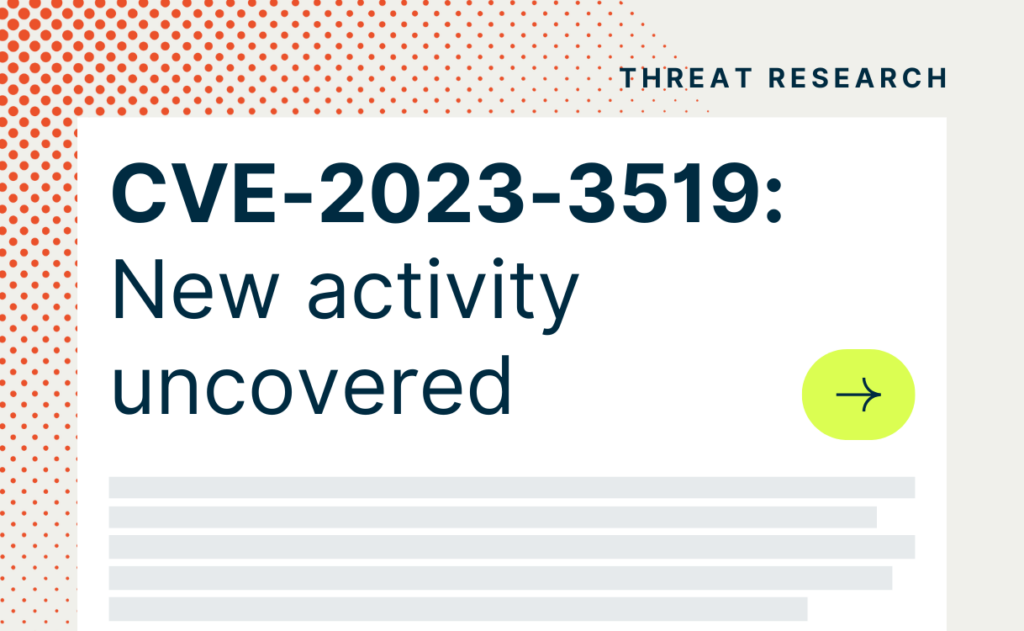CVE-2023-3519: Stairwell identifies previously unseen attack methods