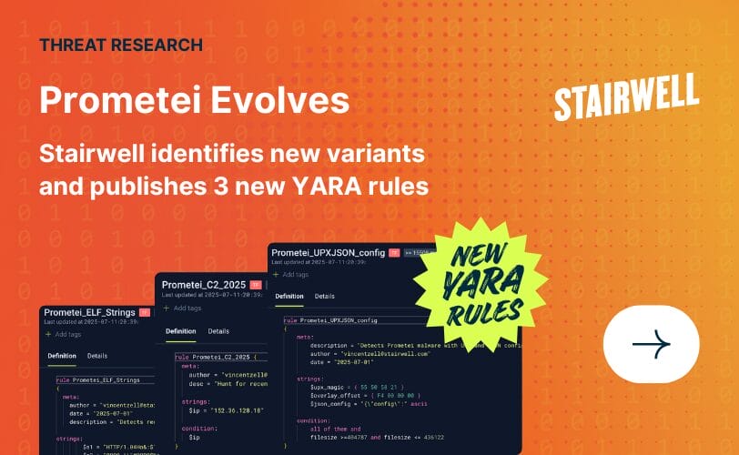 Prometei Evolves: Stairwell identifies new variants and publishes 3 new YARA rules
