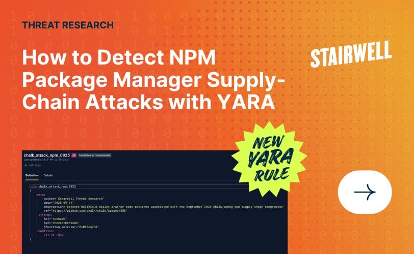 How to Detect NPM Package Manager Supply-Chain Attacks with YARA