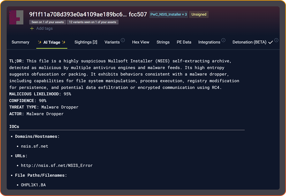 Gather Malware Intel