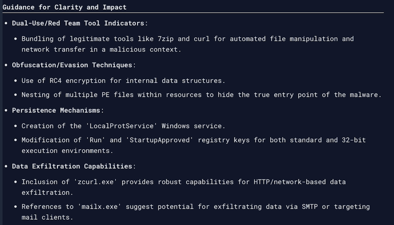 AI Triage Guidance Screenshot