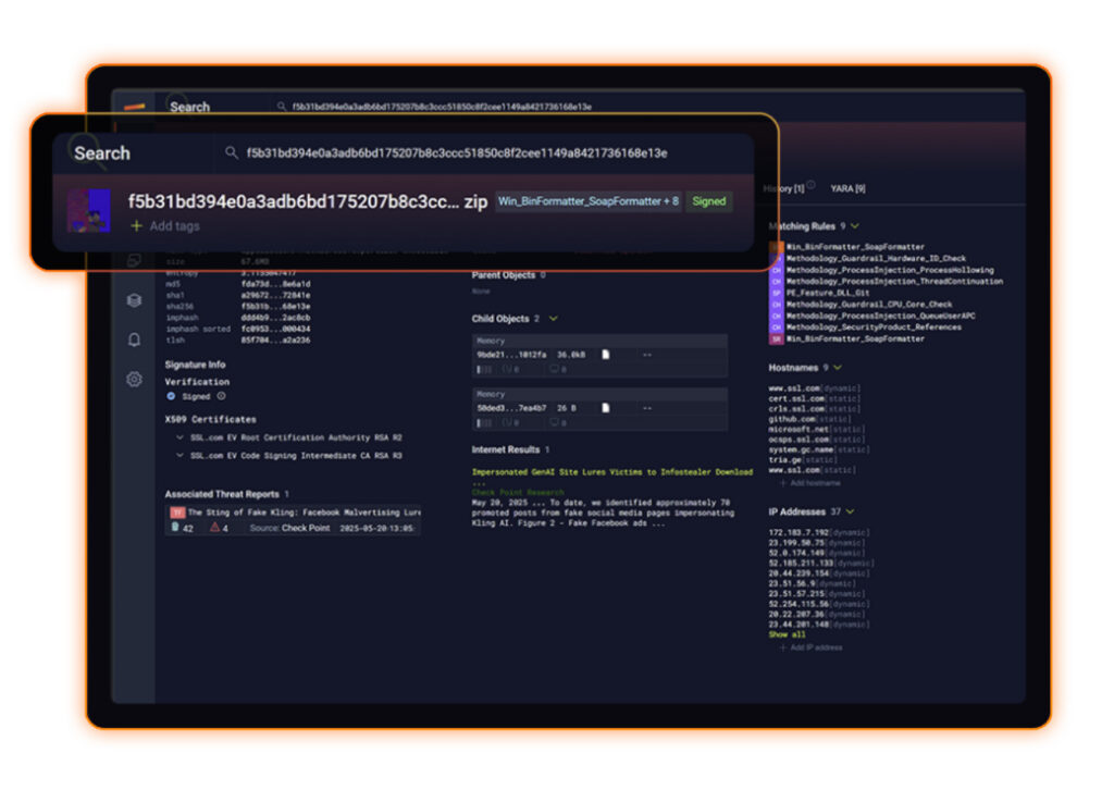 Search Software Depiction